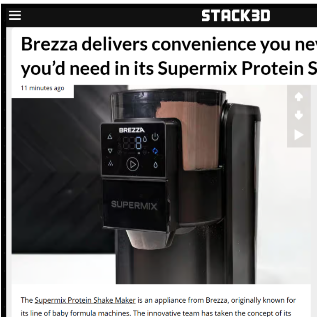 Brezza delivers convenience you never thought you’d need in its Supermix Protein Shake Maker