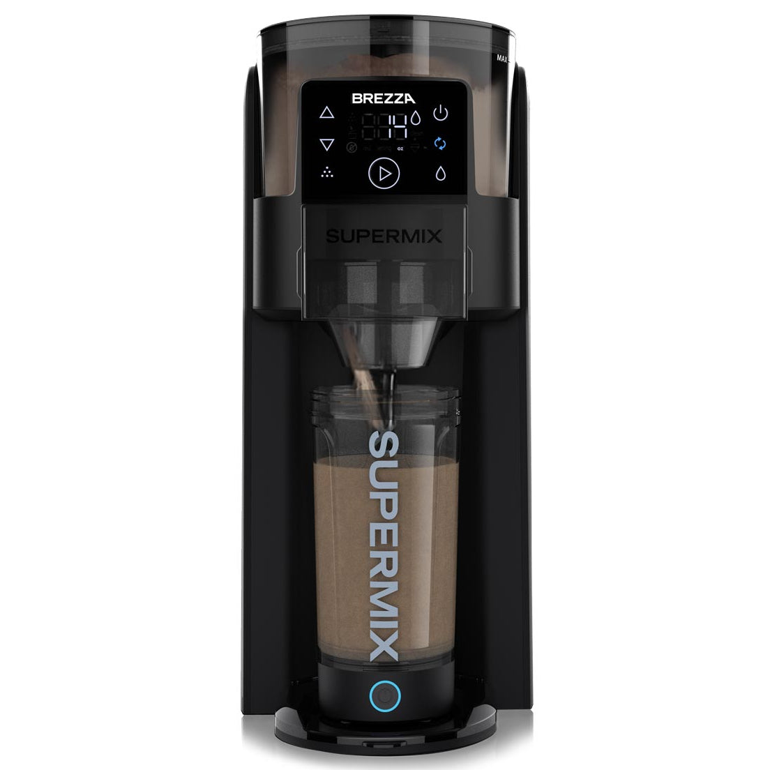 The Brezza Supermix Protein Shake Maker making a Chocolate Protein Shake 